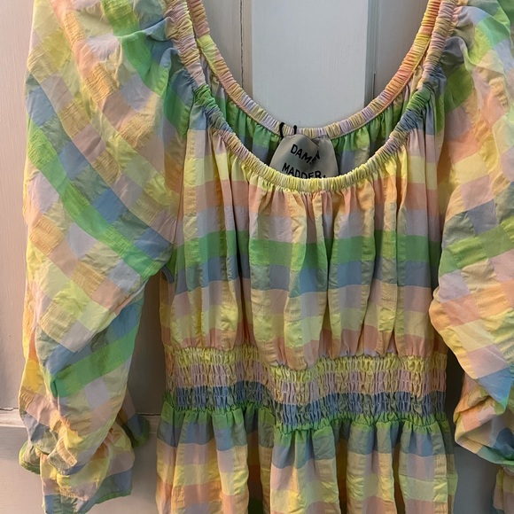 Multicolor Long Sleeve Maxi Dress - Picture 2 of 4
